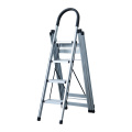 aluminium anti-slip platform 2 steps 3 steps step ladder with safe handrail